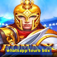 whatsapp touro box